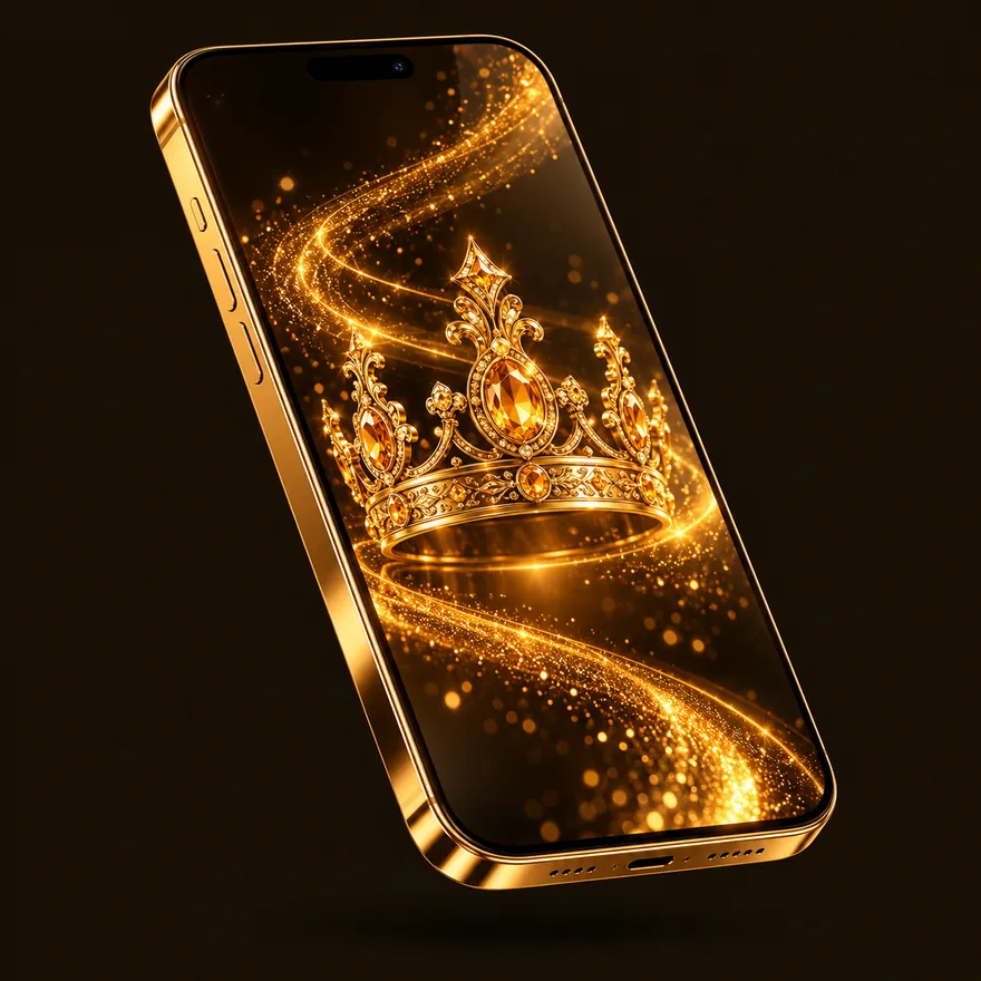 Smartphone with crown — Simsinos
