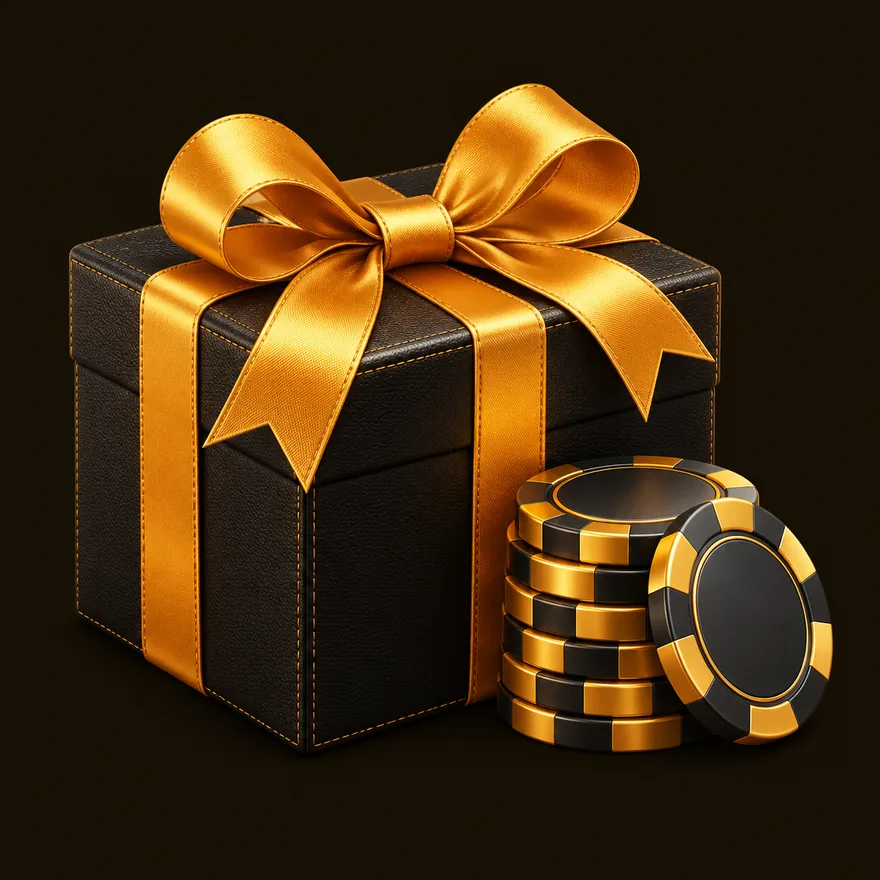 Gift box and chips — Simsinos