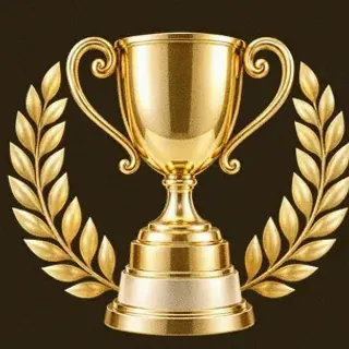 Gold trophy cup — Simsinos