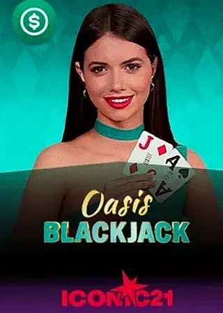 Oasis Blackjack live game cover