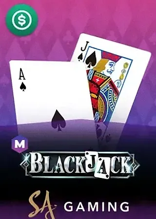 M Blackjack live game cover