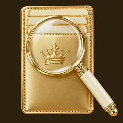 Wallet and magnifier — Simsinos