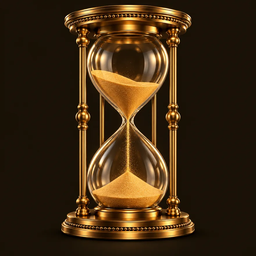 Ornate hourglass — Simsinos