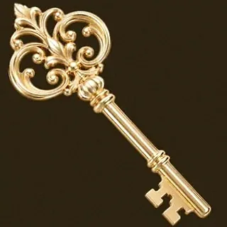 Ornate antique key — Simsinos